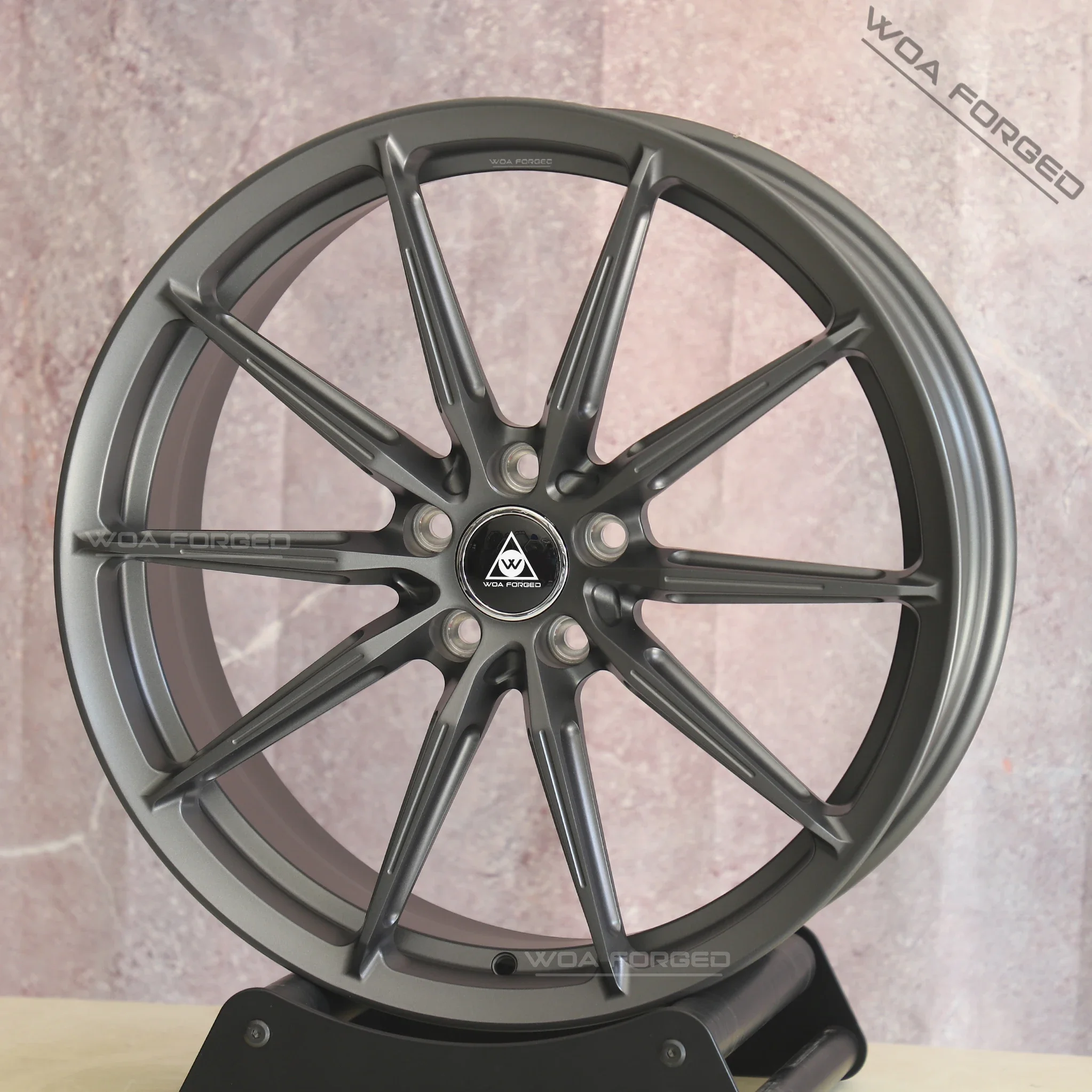Кованые диски Forged Wheels Multi-Spoke Matte Gun Gray из алюминиевого сплава 6061T6 CF.3-FF R, новые, для бездорожья, 20-40 мм ET, 100 мм PCD, 5x112120114.3 (art.: 3920db974733e) - 3920db974733e