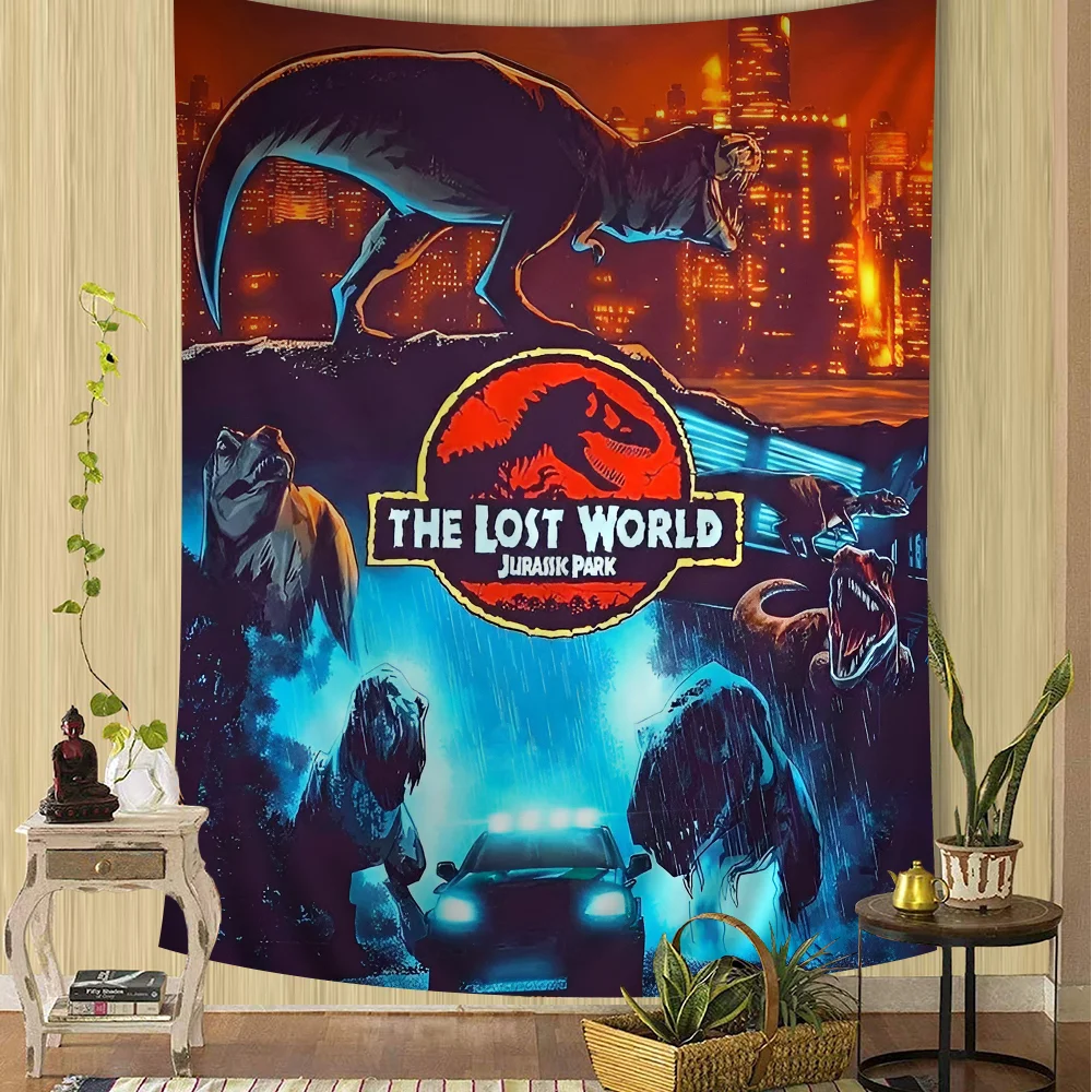 Большой Настенный Гобелен J-Jurassic W-World D-Queen с принтом подвесной Таро хиппи