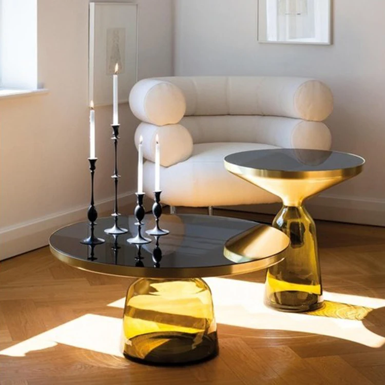 

Nordic Modern Coffee Table Books Round Glass Writing Coffee Table Computer Living Room Furniture Mesa Auxiliar Home Furniture NU