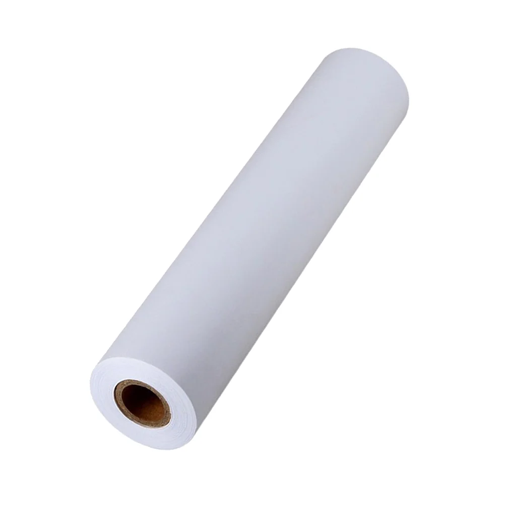 

White Kraft Paper Roll Kids Easel Paper Roll for Gift Wrapping Crafts Postal Cover Table Runner 9m