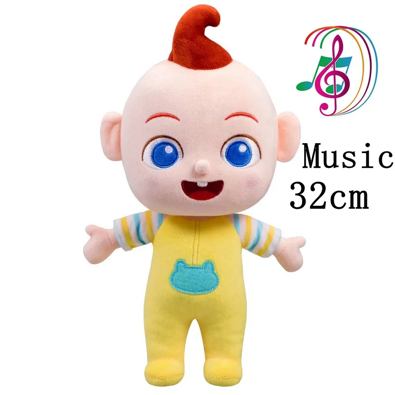 Hot Cocomeloned Plush Toy Soft Family JJ Sister Brother Daddy Mummy Stuffed Doll Educational Toys for Children Boys Girls Gift