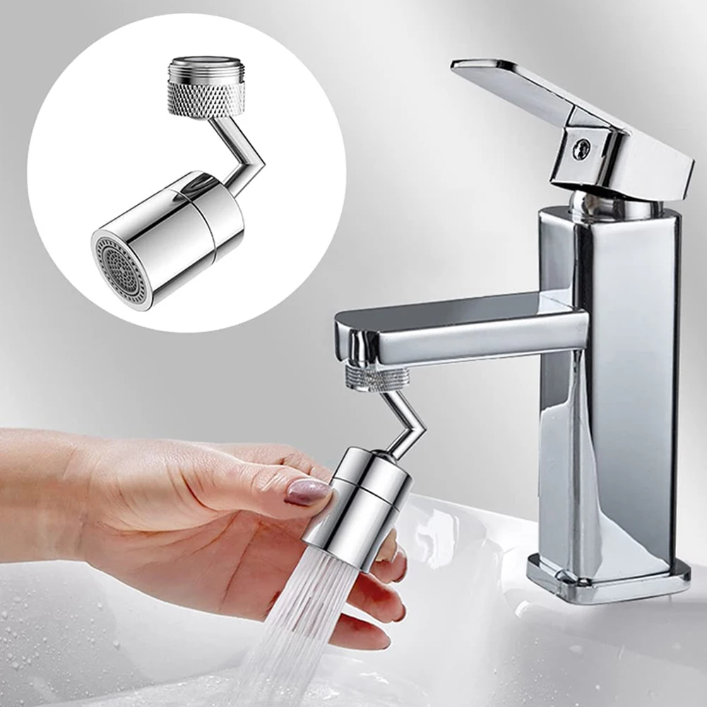 

Kitchen 720° Rotatable Faucet Filter Two Gears Swivel Tap Head Bathroom Basin Sink Tap Water Saving Nozzle Adapter Accessories