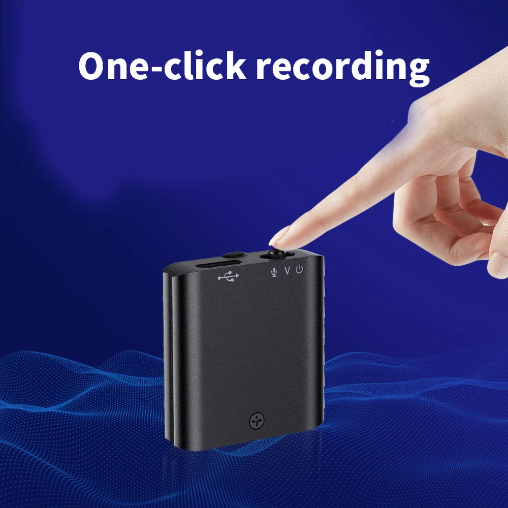

Alloy Metal Magnetic Adsorption Mini Professional Smart Activated Digital Voice Audio Recorder Recording MP3 Music Player