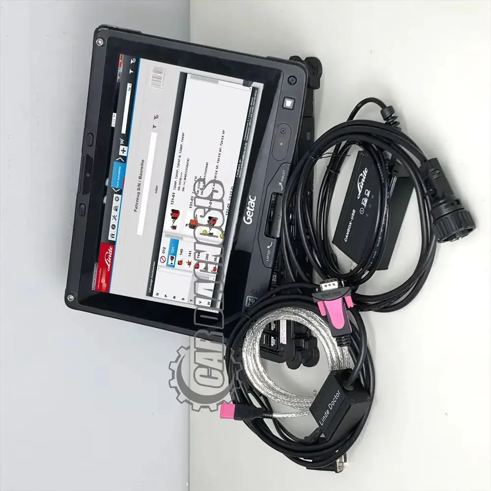 Фото Ноутбук Getac для LTD Linde, Canbox, Doctor, Pathfinder, Lindos, Linde Service Guide (LSG), EPC, диагностический инструмент для погрузчиков Linde. №1