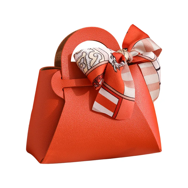 

Кожаная Свадебная коробка для конфет, переносная сумка, подарок на Рождество, маленькая коробка, корзина для ювелирных изделий, упаковочные коробки, вечерние украшения для детского душа