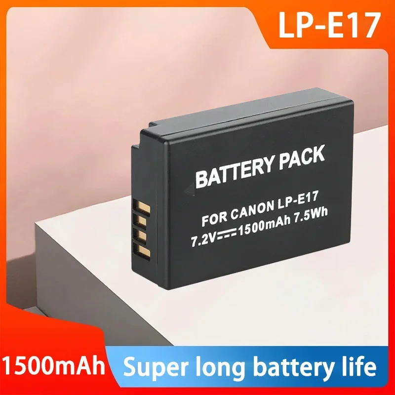 Аккумулятор lp-e17 1500 мАч LP E17 + светодиодный встроенный двойной зарядный прибор USB
