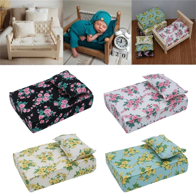 

Infant Photography Props Cuddle Pillow Bedding Mattress Set Newborn Shower Gift