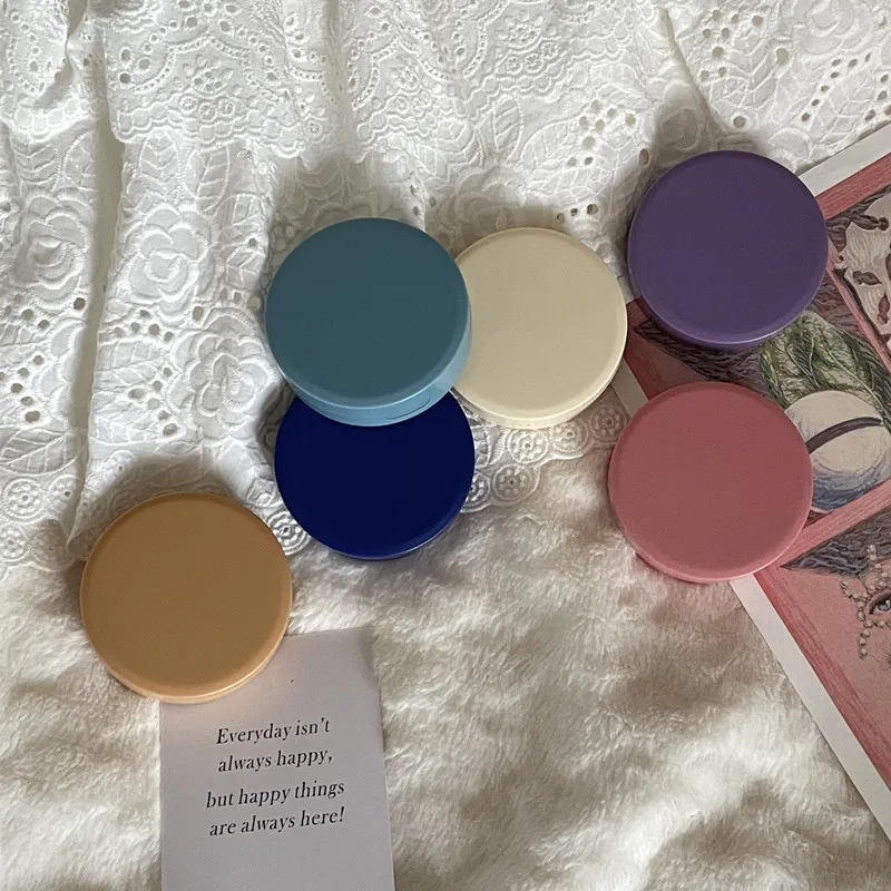 Матовый милый дорожный набор для женщин с круглыми зеркальными линзами