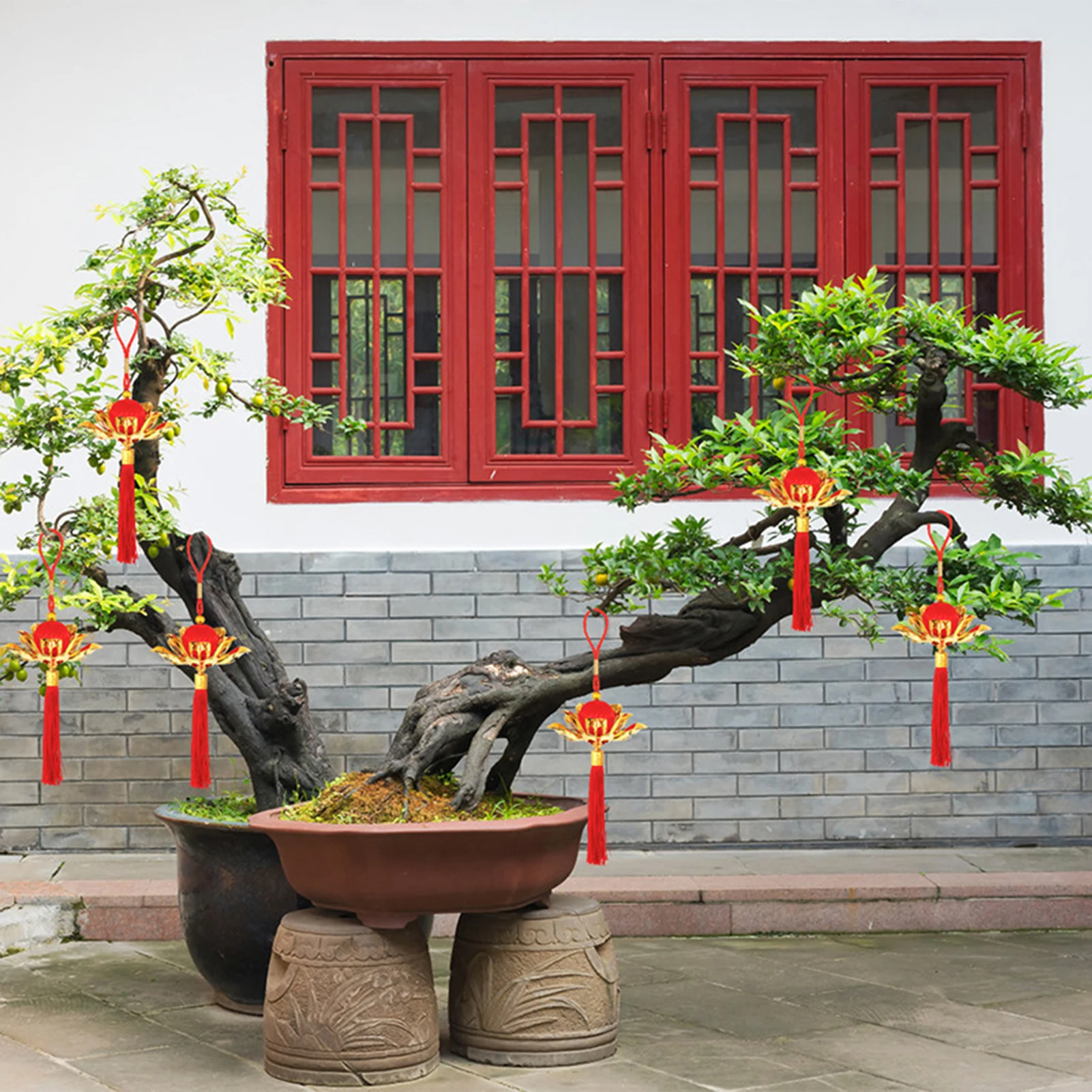 

Праздничный износостойкий и прочный фонарик на удачу и весну, фотострока для украшения дома, офиса, сада HANW88