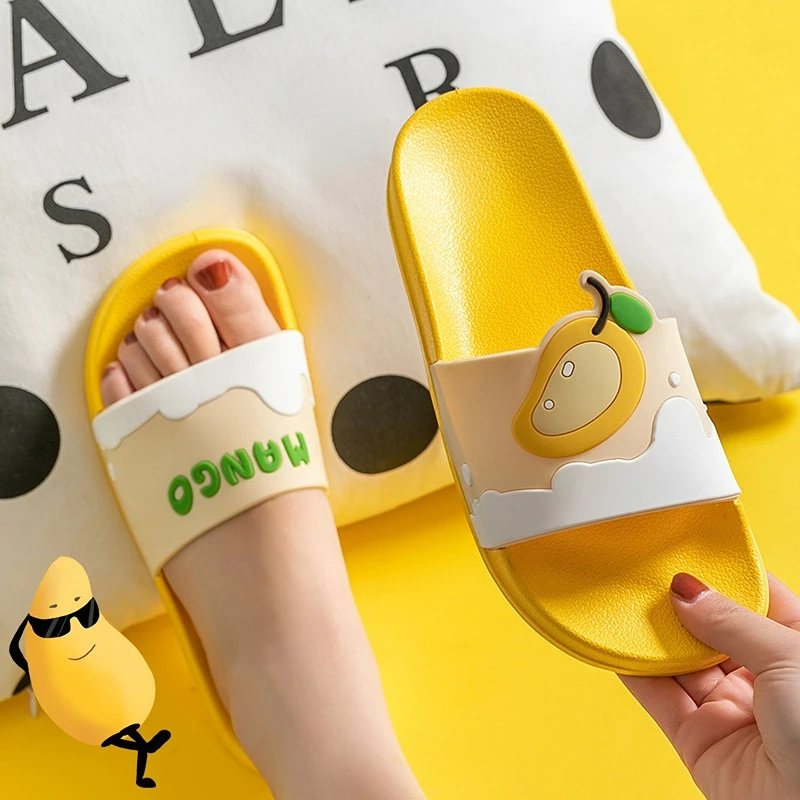 Home Slippers for Women Summer Shoes Couples Casual Flats Non-slip Bathroom Slides Woman Beach Slipper Flip Flops Footwear