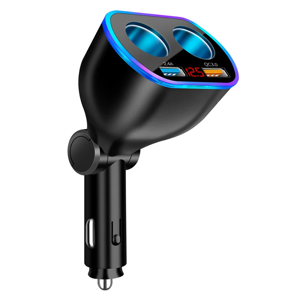 

Сплиттер автомобильный с двумя USB-портами, 120 Вт, 3,0 в