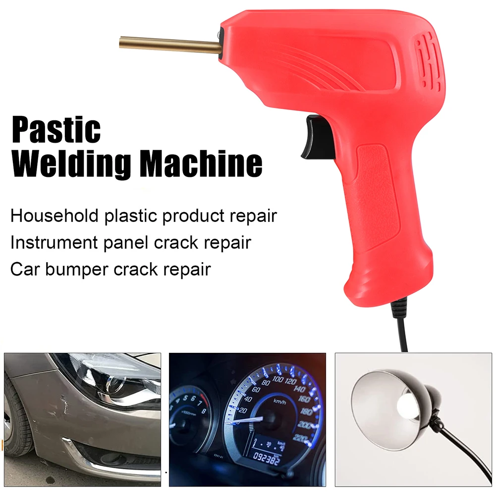 

Auto Bumper Repair Stapler with Diagonal Pliers Plastics Soldering Machine Plastics Solder Car Plastic Device Repair Tools