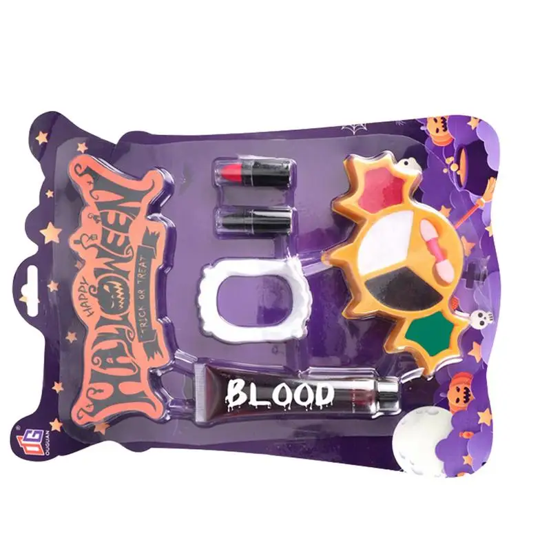 

Kids Makeup Kit Washable Dress Up Toys Makeup Kit Harmless Safe Makeup Set Unique Halloween Accessories For Girls Boys Students