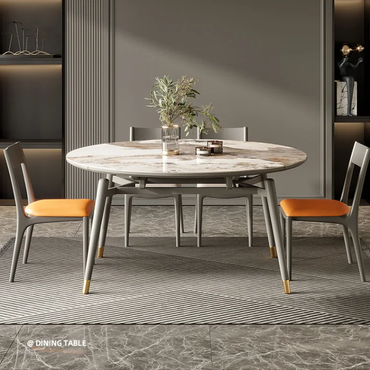 

Loveseat SOFA solid wood multi-functional folding square and square stone dining table and chair combination