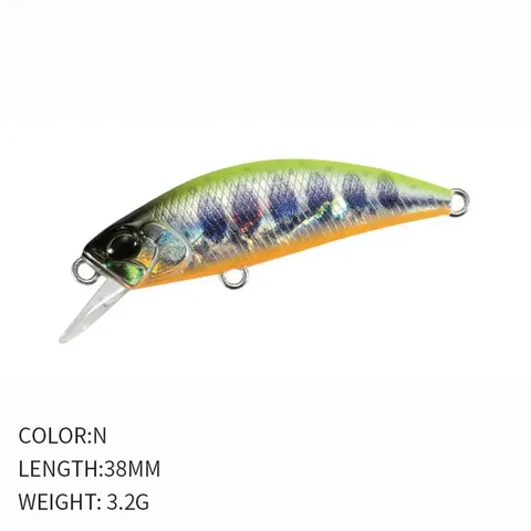 Искусственная приманка для рыбы, снасти Pesca, 3,8 см, 3,2 г, японская тонущая приманка для рыбалки, форель, мини-приманки для гольяна, рыболовные воблеры, речная воблер