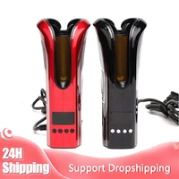 electric portable hair curler ceramic hair curler automatic hair curler lcd display temperature hair curler