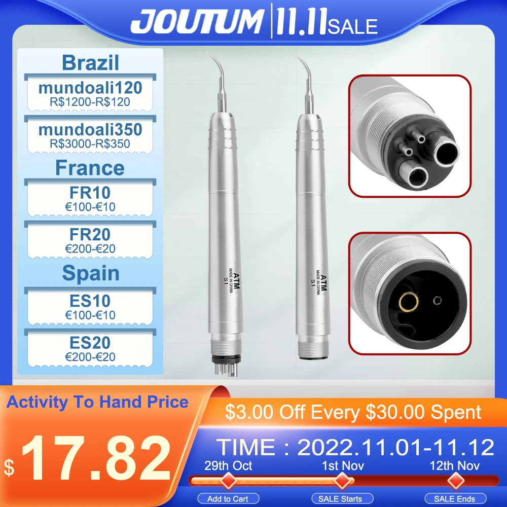 Стоматологический ультразвуковой прибор для чистки зубов с 3 наконечниками, прибор для чистки расчесок, 2/4 отверстий, наконечник для отбели...