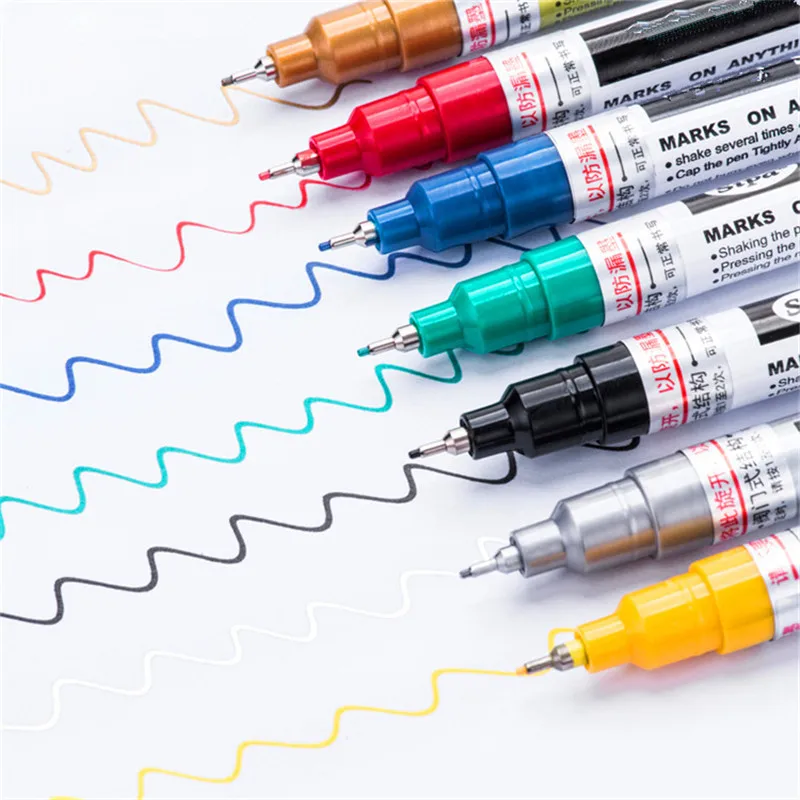 

1 Pc Metallic Marker 0.7mm Extra Fine Point Paint Marker Non-toxic Permanent Marker Pen DIY A