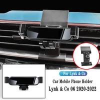 gravity bracket for lynk co 06 2020 2022 gravity navigation bracket gps stand air outlet clip rotatable auto accessories