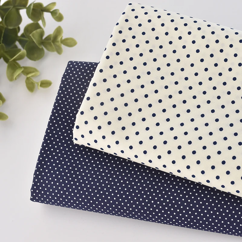 Новое поступление дизайнерская Лоскутная темно-синяя хлопчатобумажная ткань с