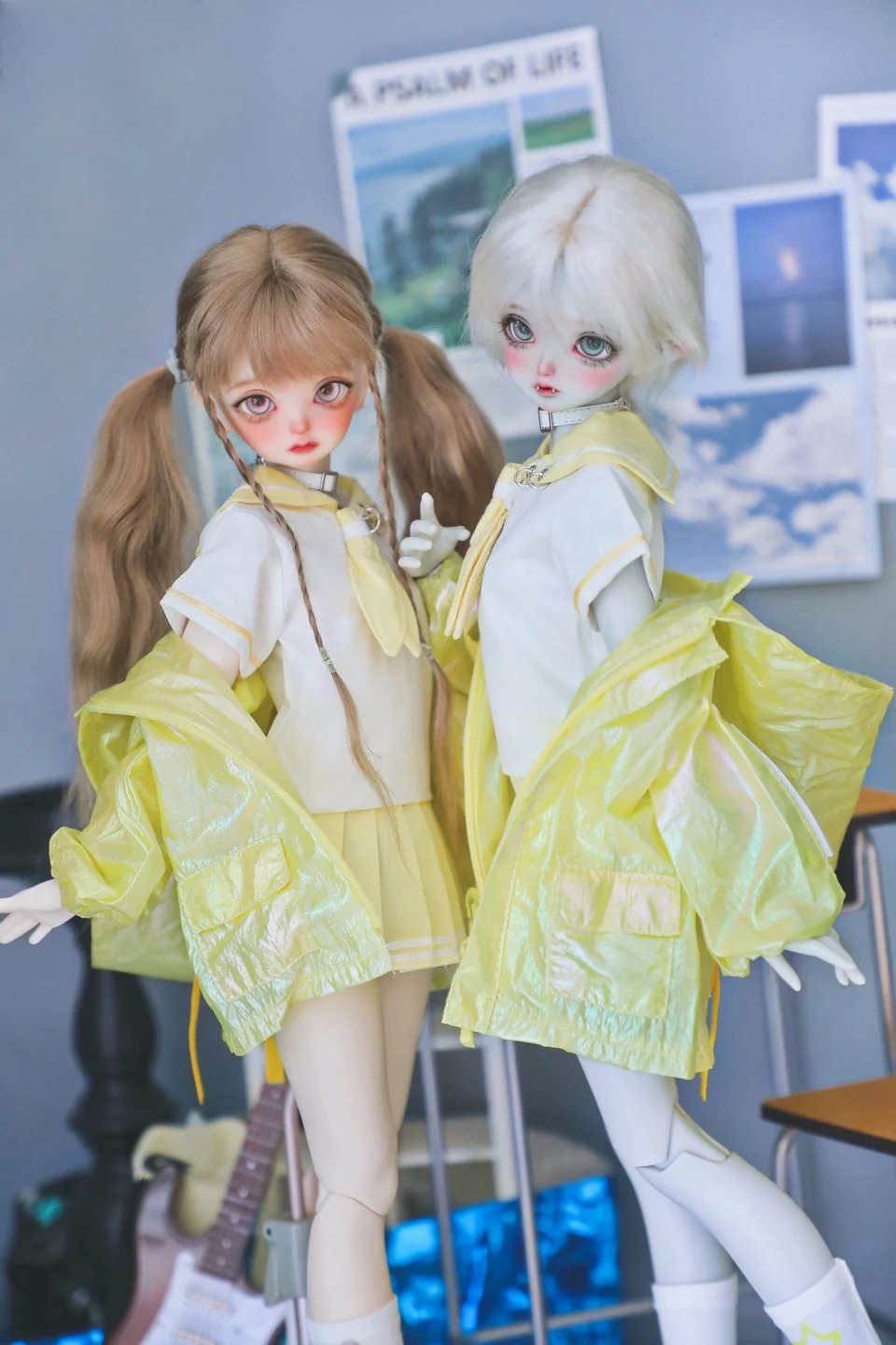 BJD4 4-конечная Кукла одежда Медведь девочка медведь яйцо Кролик бобов MDDMSD детская