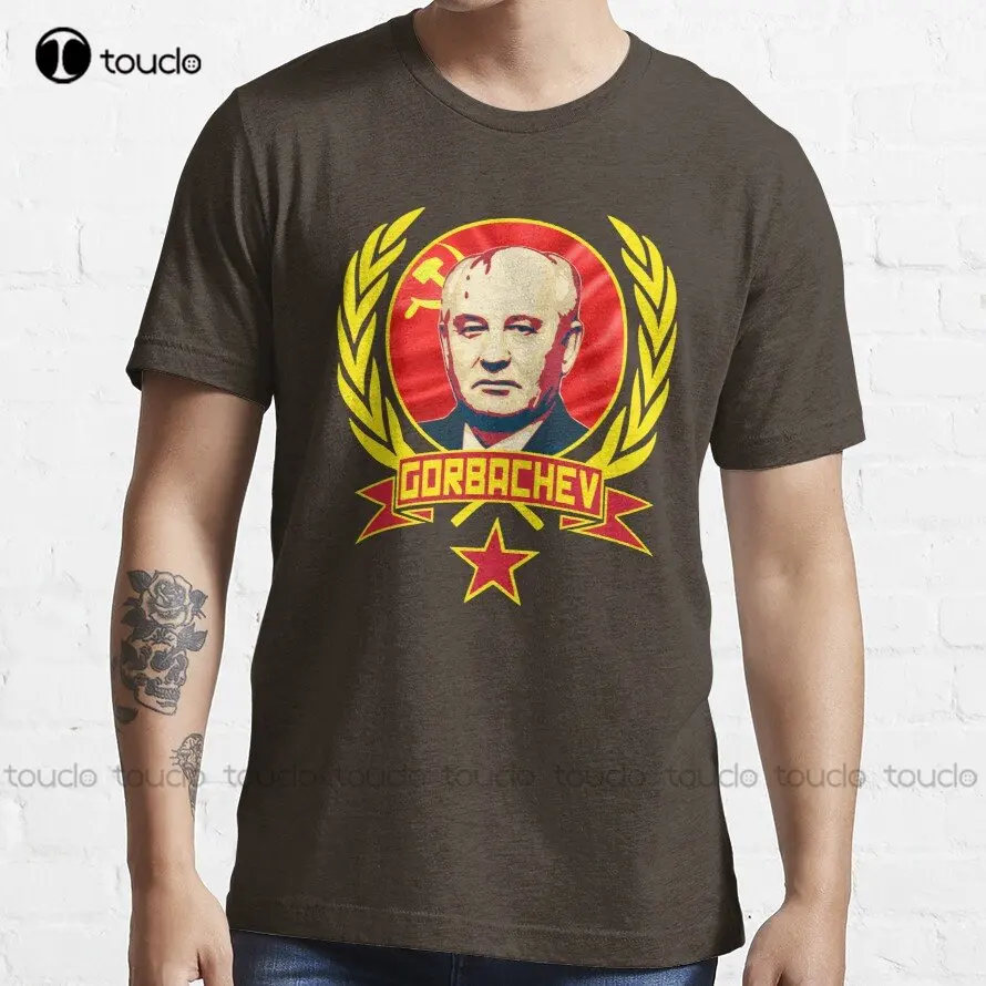 

Mikhail Gorbachev Communism Propaganda Trendy T-Shirt Black T Shirts For Women O-Neck Streetwear Oversized New Popular Xs-5Xl