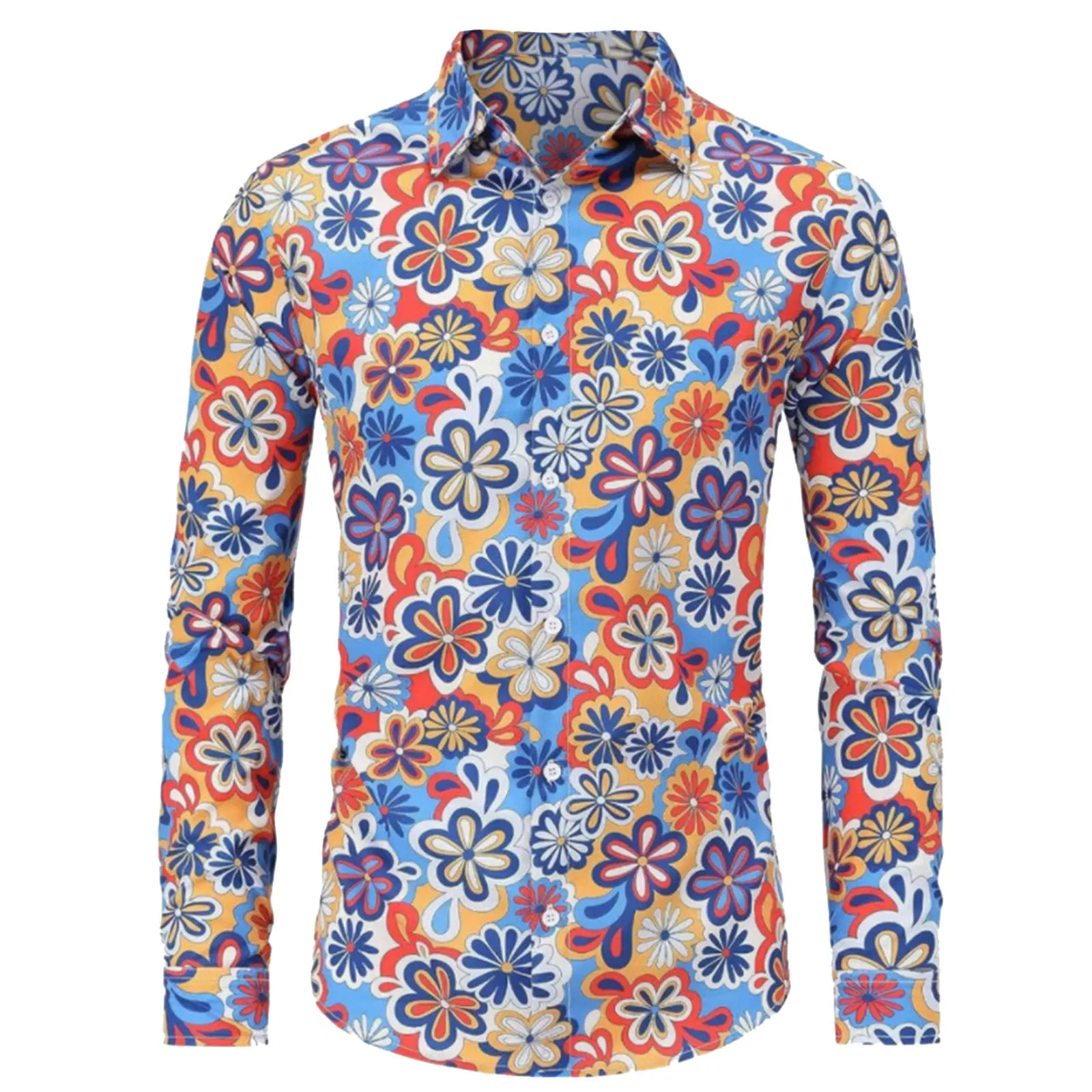 Мужская рубашка в стиле хип-хоп