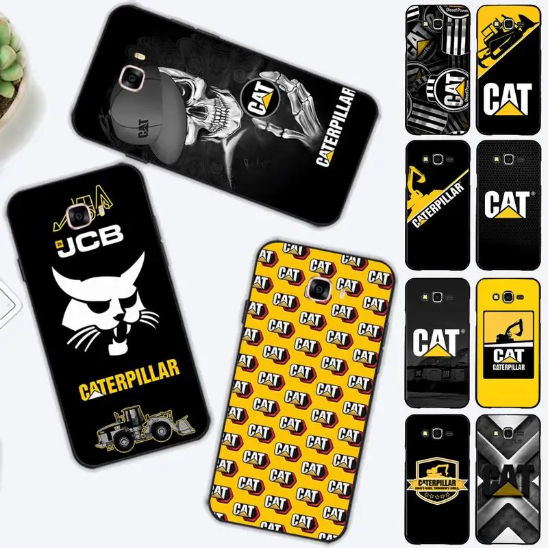 

C-Caterpillar-Cat Phone Case For Samsung J 7 plus 7core J7 neo J6 plus prime J6 J4 J5 Mobile Cover