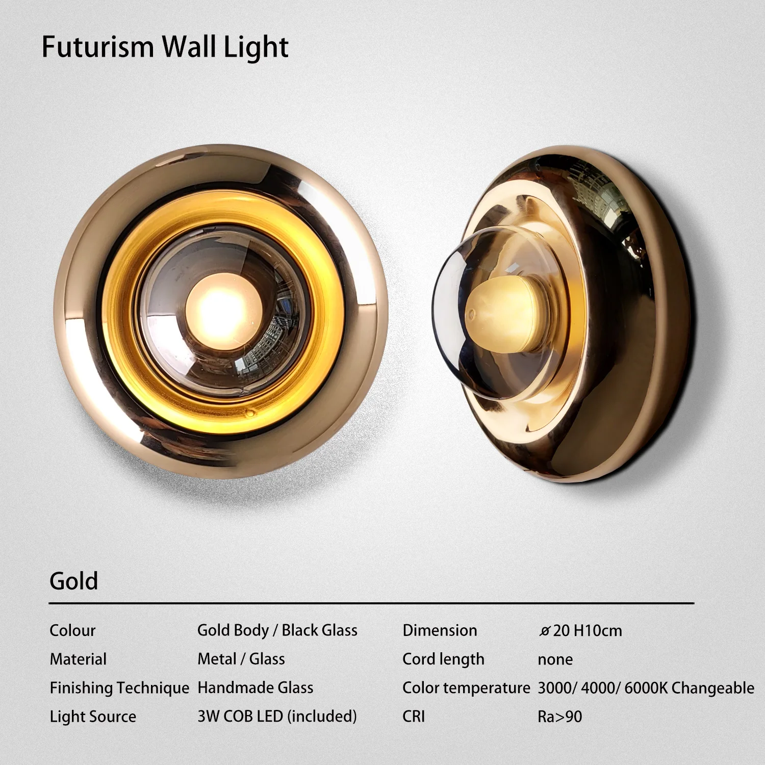 

Caren Lighting Футуризм настенные светильники
