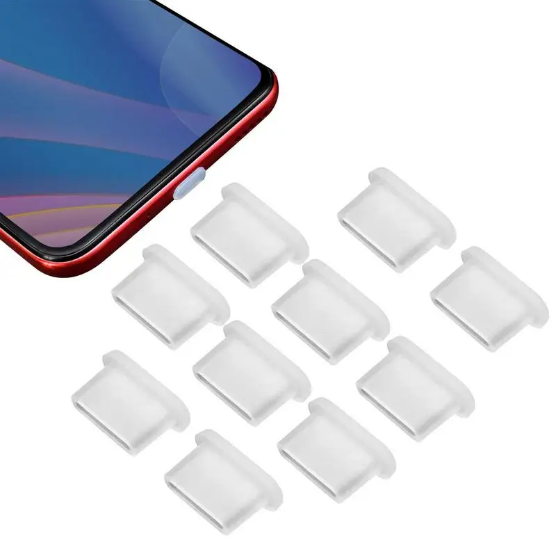 

Caps Soft Silicone Dust ProtWaterproof Plugs Protection Accessories Compatible With Any USB Type C Charging