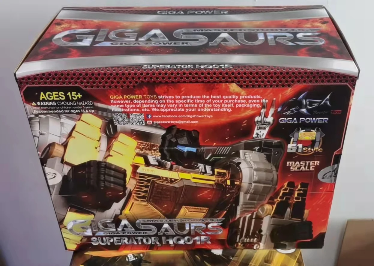 Фигурка Gigapower Superator Grimlock Chrome Version