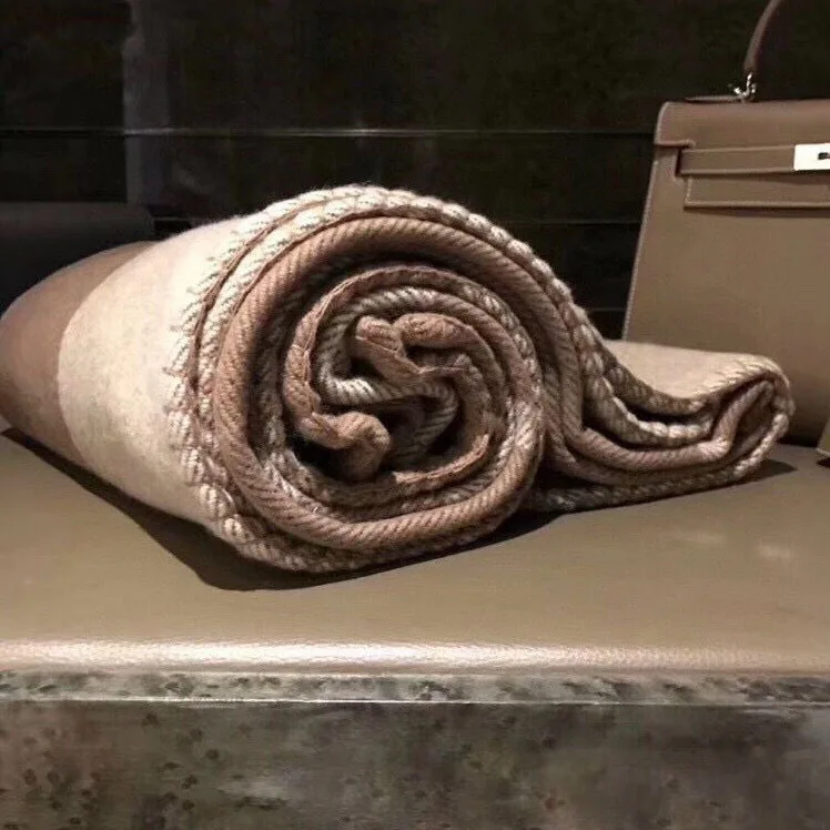 130x170 см клетчатое кашемировое одеяло супермягкий шерстяной шарф шаль зимняя