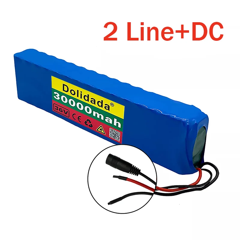 

New 10S3P 36v 30Ah Ebike Battery Pack 18650 Li-ion Batteries 350w 500w For High Power Electric Bicycle Scooter Motorcycle