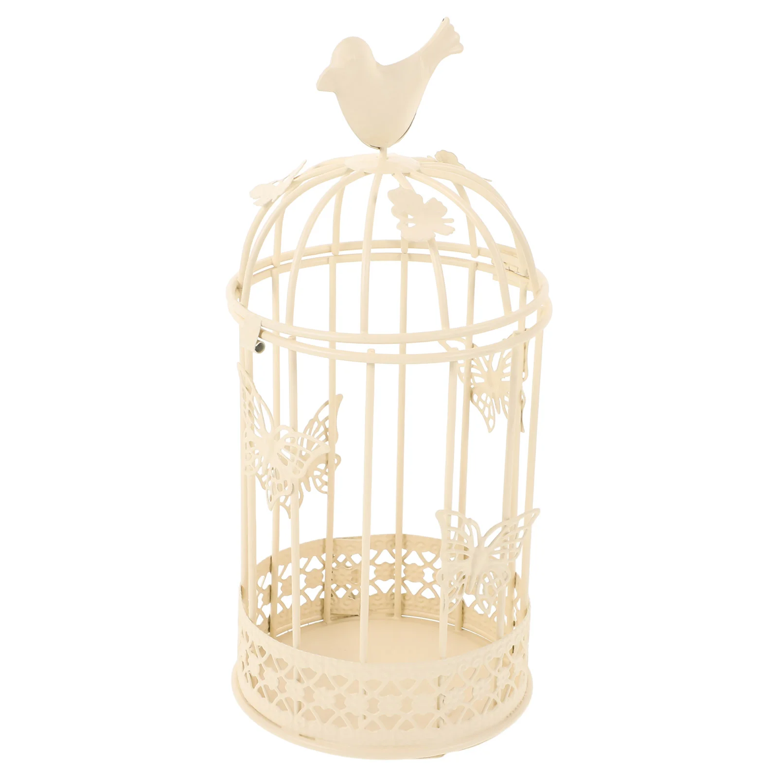 Большой европейский стиль клетка-бабочка домашний декор винтажный фонарь