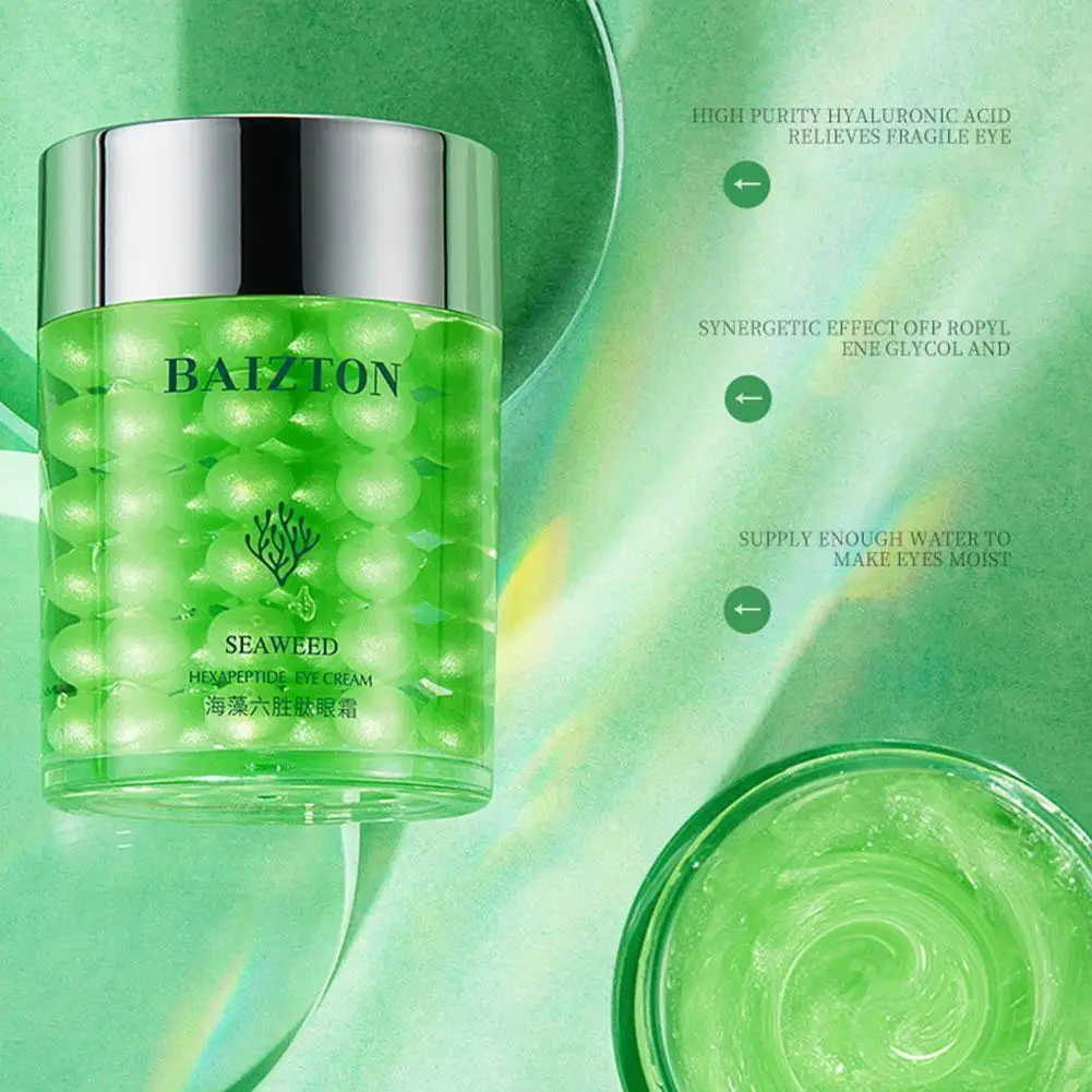 

Seaweed Hexapeptide Moisturizing Eye Cream Tightens Repairing Circles The Improves Reduces Fine Area Eye Lines Dark Z2j6