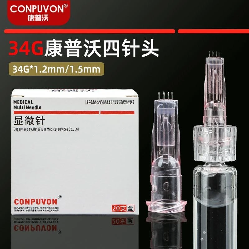 

5Pin Crystal Multi needle Hydrolifting Gun Needle For EZ Vacuum Mesotherapy Meso Gun Injector Negative Pressure Cartridge Needle