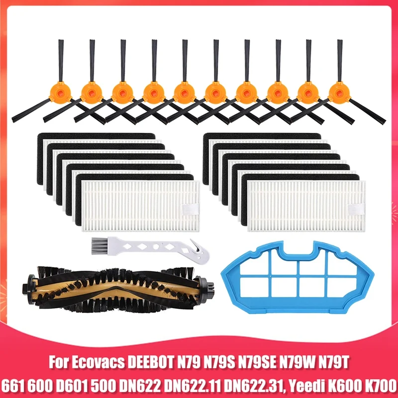 

Replacement Parts For Ecovacs Deebot N79S N79 N79W N79SE DN622 DN622.11 DN622.31 Robot Vacuum Cleaner Accessories Kit