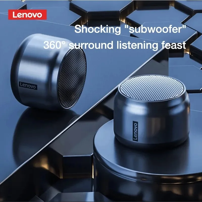 

Lenovo K3 Portable Bluetooth Wireless Speaker Waterproof USB Audio Outdoor Loudspeaker Music HiFi Surround Player Bass Box