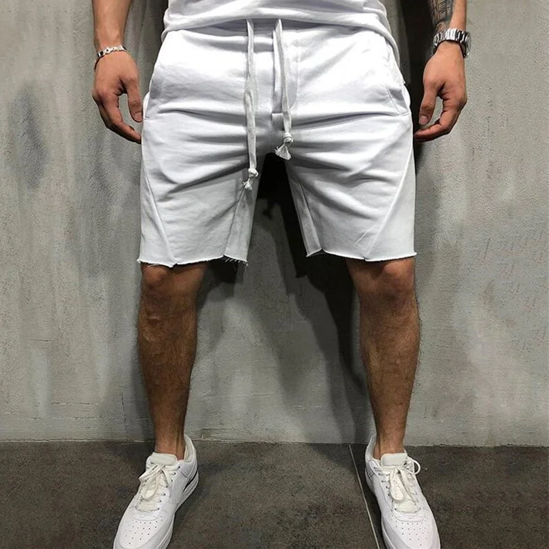 

Men's Summer Casual Shorts Gyms Fitness Pants Breathable Bodybuilding Joggers Running Shorts With Pockets Boardshorts For Male