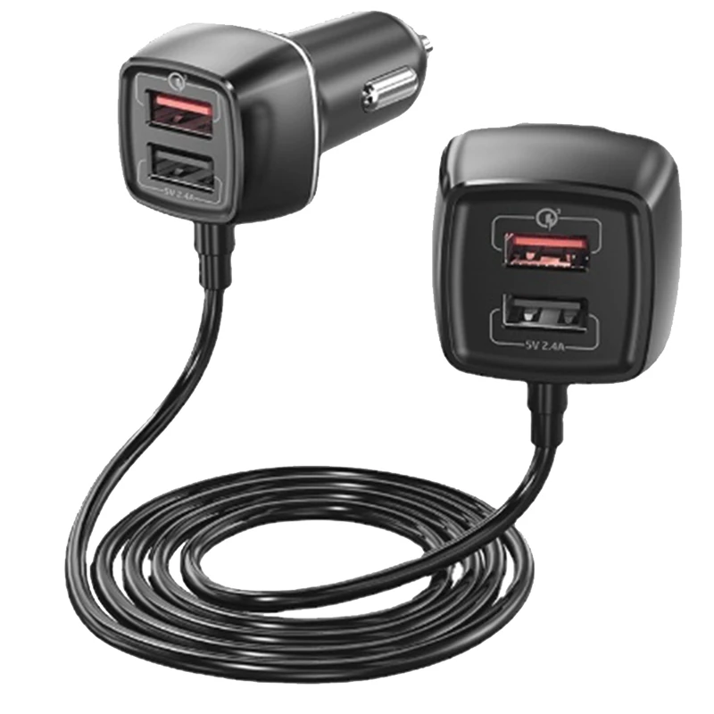 1 шт. автомобильный адаптер для быстрой зарядки 60 Вт