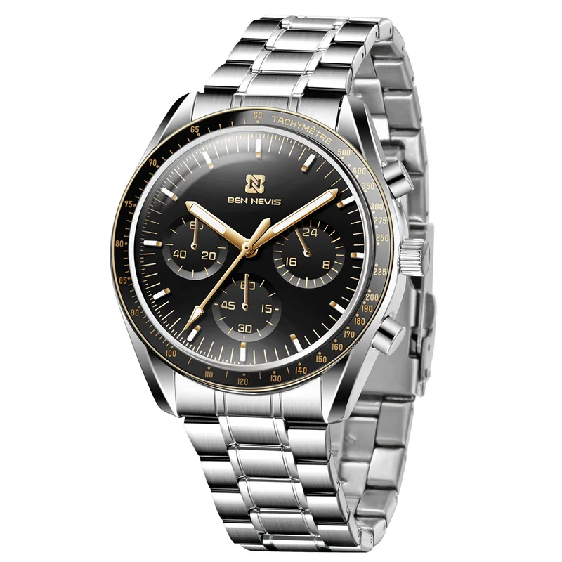 

Father's Day Gift Watch for Men BEN NEVIS Luxury Brand Fashion Quartz Smart Wristwatch Bracelet Jewelry Reloj Relogio Masculino