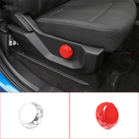for 2022 ford maverick maverick abs red car styling car manual seat adjustment button decorative cover sticker auto parts