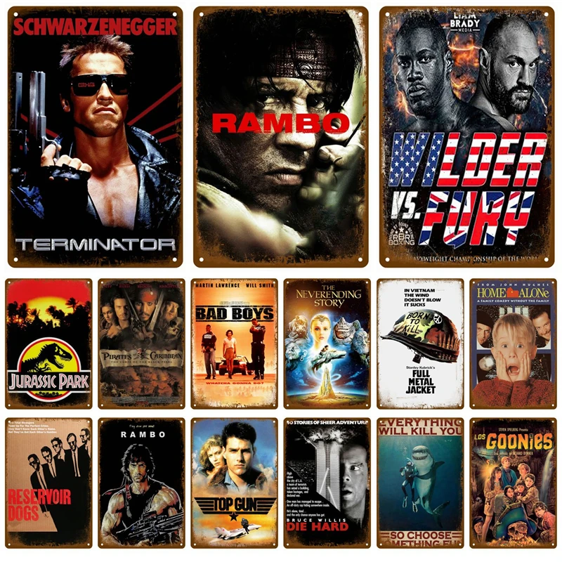 ВИНТАЖНЫЙ ПЛАКАТ для кинотеатра классическая металлическая табличка Настенный