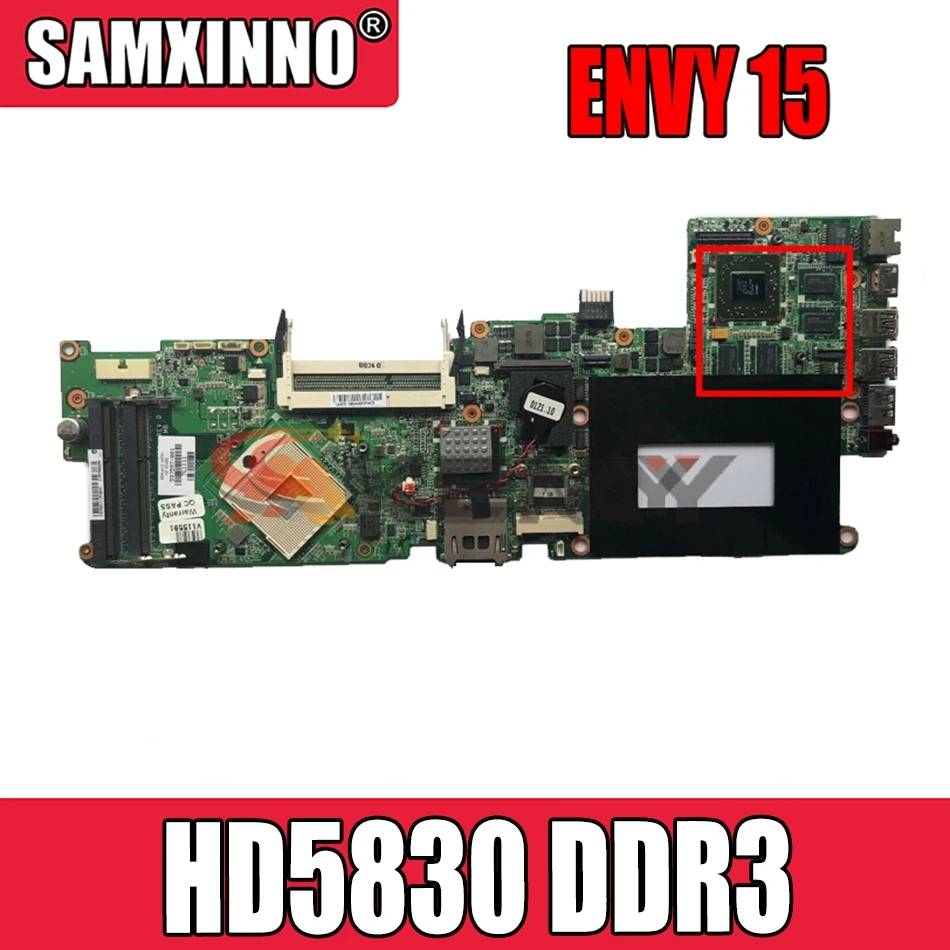 

Akemy laptop motherboard for HP ENVY 15 DASP7DMBCD0 597597-001 PM55 ATI RADEON HD5830 DDR3 Main board warranty 60 days