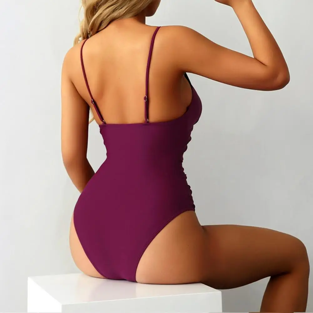 

2022 New Women Swimwear Bikini/Bikinis Set Monokini Adjustable Spaghetti Strap High Waist Quick Dry Summer Swimsuit for Swimming