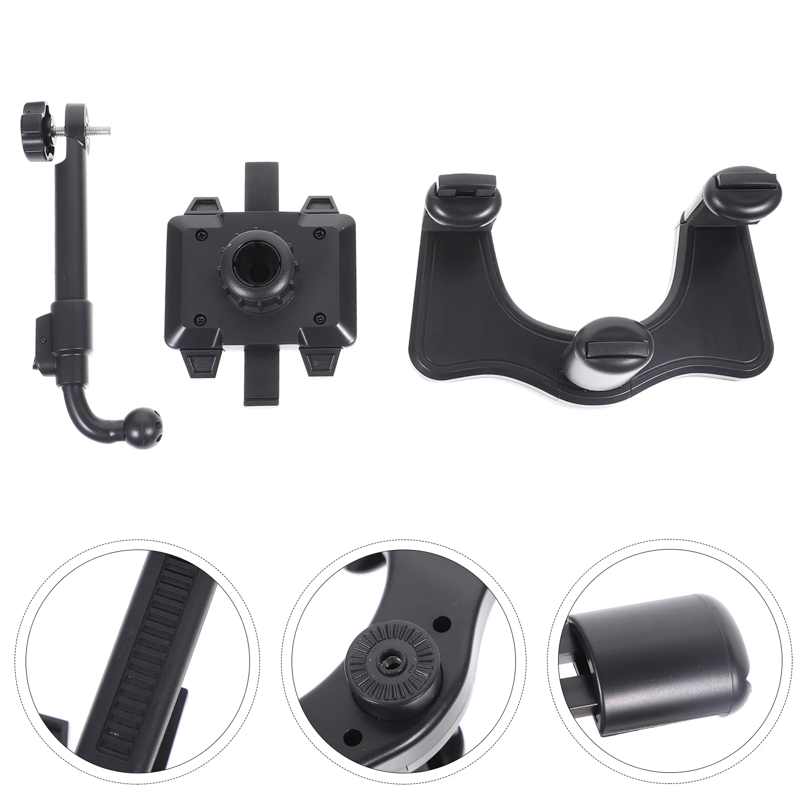 

Holder Car Mount Mirror Cell Rearview View Rear Retractable Rotatable Accessories Multifunctional Stand Mobile Carmobile