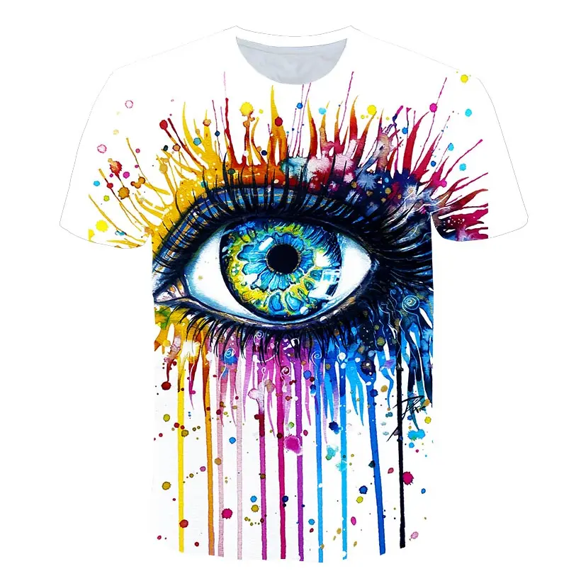 

Fantasy Eye 3d Print T-shirt Casual Fashion New Spring Summer Europe And America Style Beauty Casual Elegant Tops