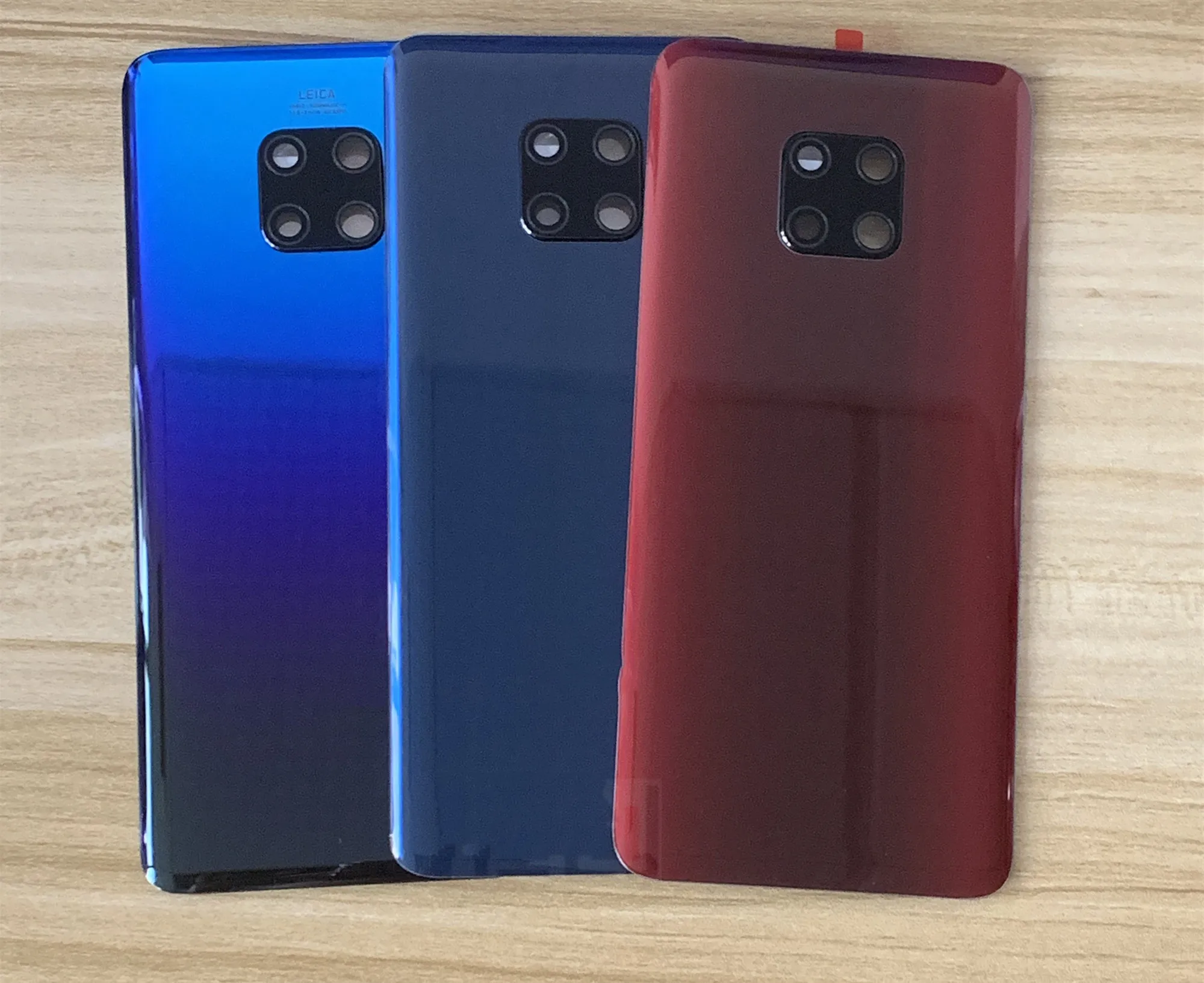 

3PCS For Huawei Mate 20 Pro LYA-L09 LYA-L0C LYA-L29 6.39" with Camera Lens Back Battery Cover Rear Door Housing Case Replacement