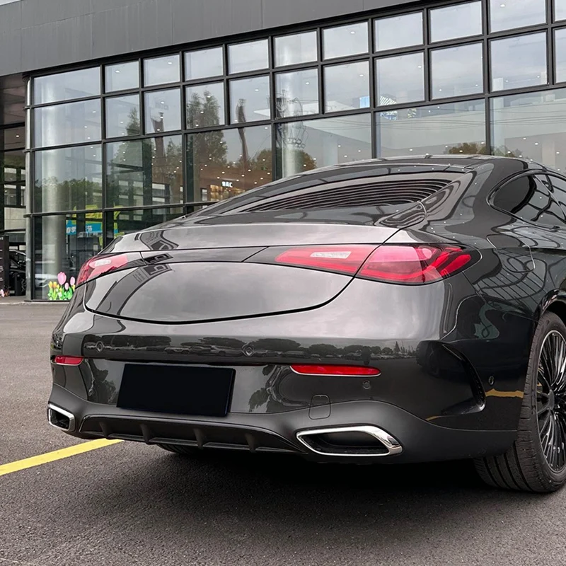 Отделка выхлопной трубы автомобиля наклейки на крышку для Mercedes-Benz CLE Coupe C236 2024 + AMG