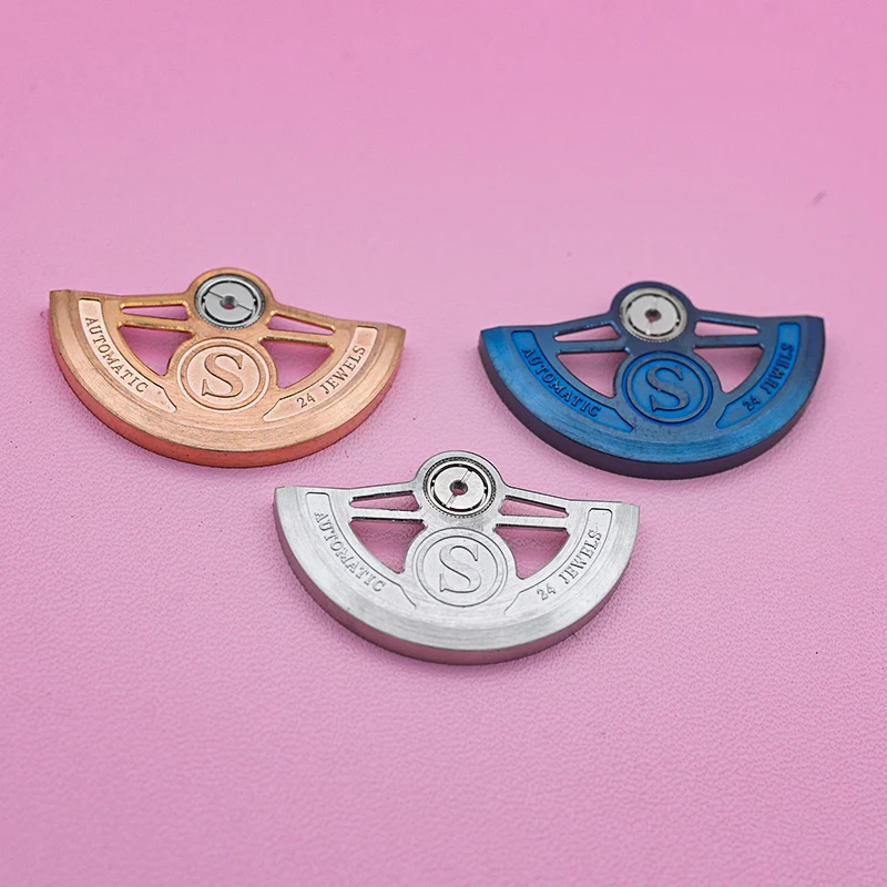 Mod Seiko Automatic Hammer Rotor Oscillating weight Metal S Hammer fit Seiko NH35 NH36 NH38 NH39 4R 6R Movement Replace Parts